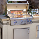 Heavy duty motor from AOG Rotisserie kit designed for professional style rotisserie cooking.